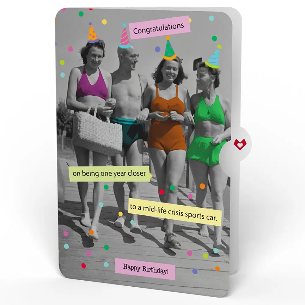 Lovepop Birthday | Act Like It's Your Birthday Butterflies Pop-Up Card and Sentiment Set for Any Woman