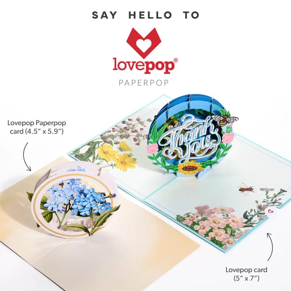 Lovepop Value Packs | Just Because | Beautiful Botanicals Box Set (Assorted 12-Pack): Paperpop® Card