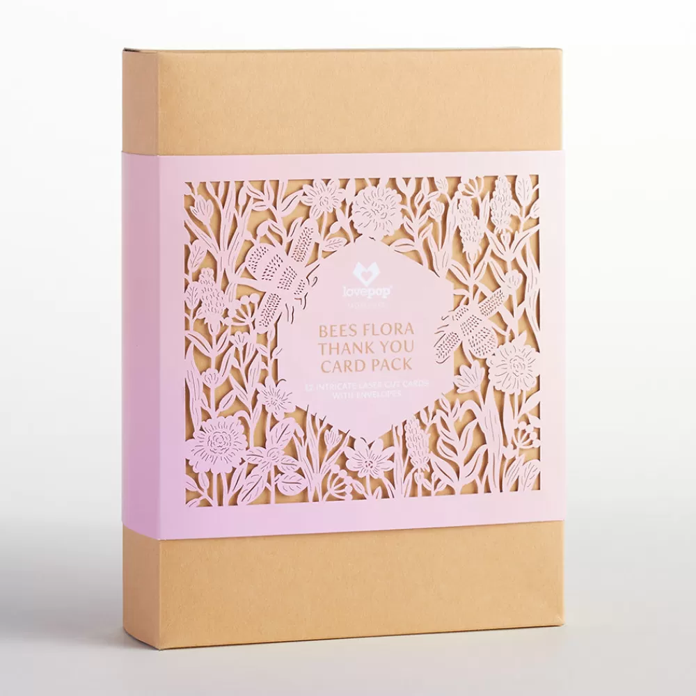 Lovepop Value Packs | Thank You | Bees Flora Thank You Card Pack (12-Pack): Moments™ Card
