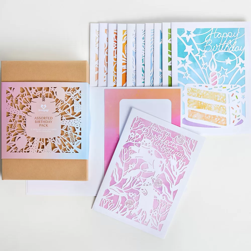 Lovepop Value Packs | Birthday | Birthday Pack (Assorted 12-Pack): Moments™ Card