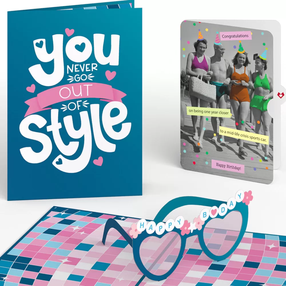 Lovepop Birthday | Birthday Style Pop-Up Card and Sentiment Set for Any Woman