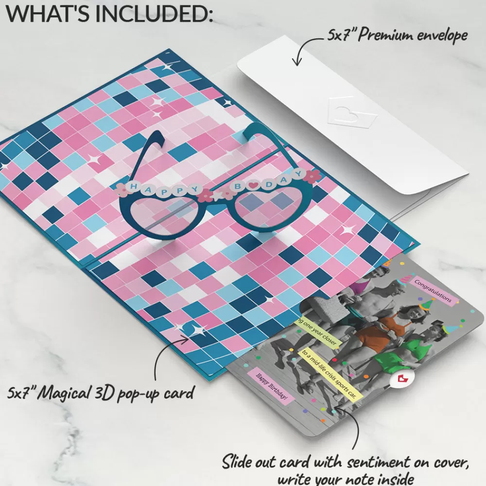 Lovepop Birthday | Birthday Style Pop-Up Card and Sentiment Set for Any Woman