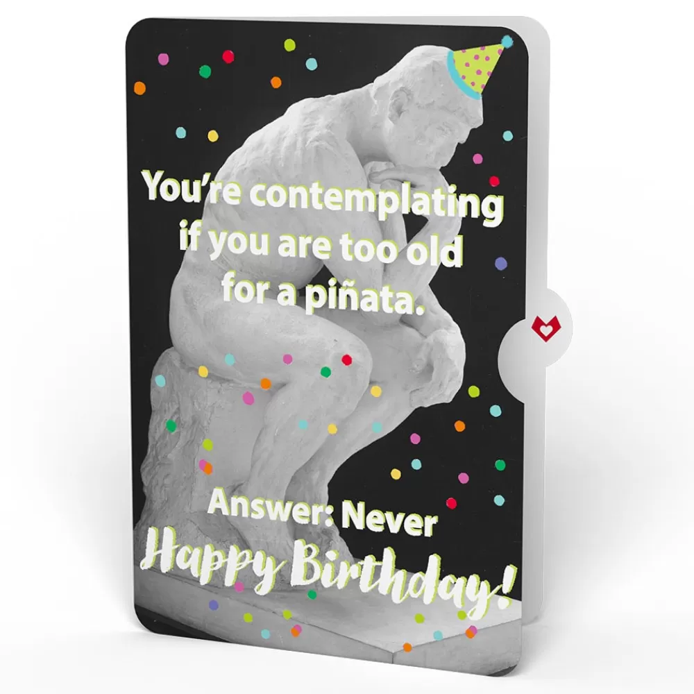 Lovepop Birthday | Birthday Truck with The Thinker Pop-Up Card and Sentiment Set