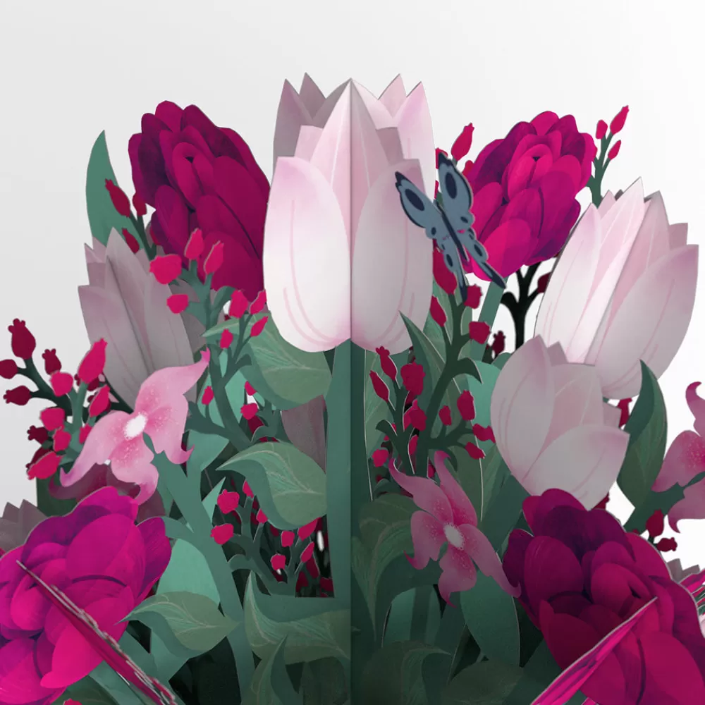 Lovepop Pop-Up Bouquets | Card & Gift Bundles | Blessing to Have a Mom Like You Hummingbird Suncatcher Card & Bouquet Bundle