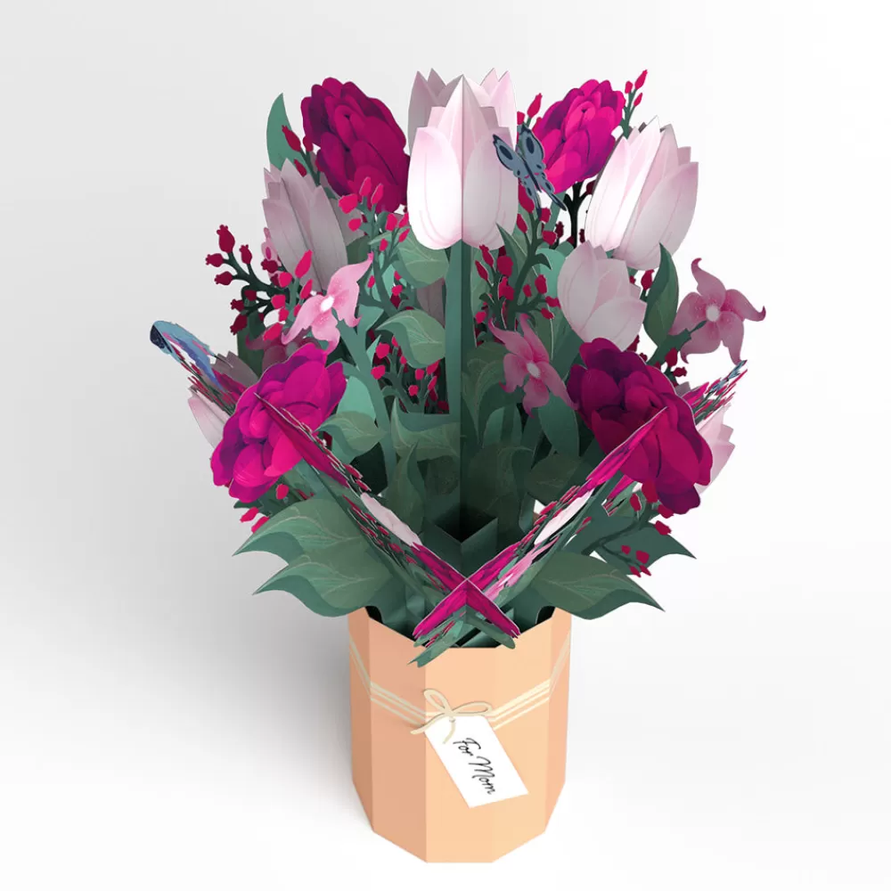 Lovepop Pop-Up Bouquets | Card & Gift Bundles | Blessing to Have a Mom Like You Hummingbird Suncatcher Card & Bouquet Bundle