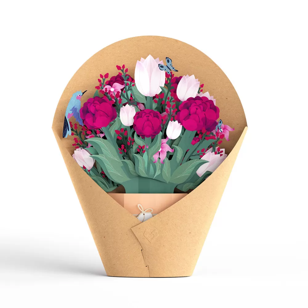 Lovepop Pop-Up Bouquets | Card & Gift Bundles | Blessing to Have a Mom Like You Hummingbird Suncatcher Card & Bouquet Bundle