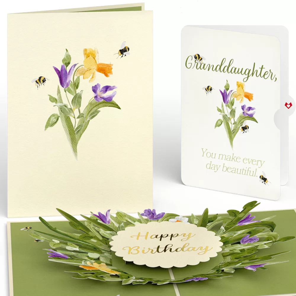Lovepop Birthday | Bloom Birthday Pop-Up Card and Sentiment Set for Granddaughter