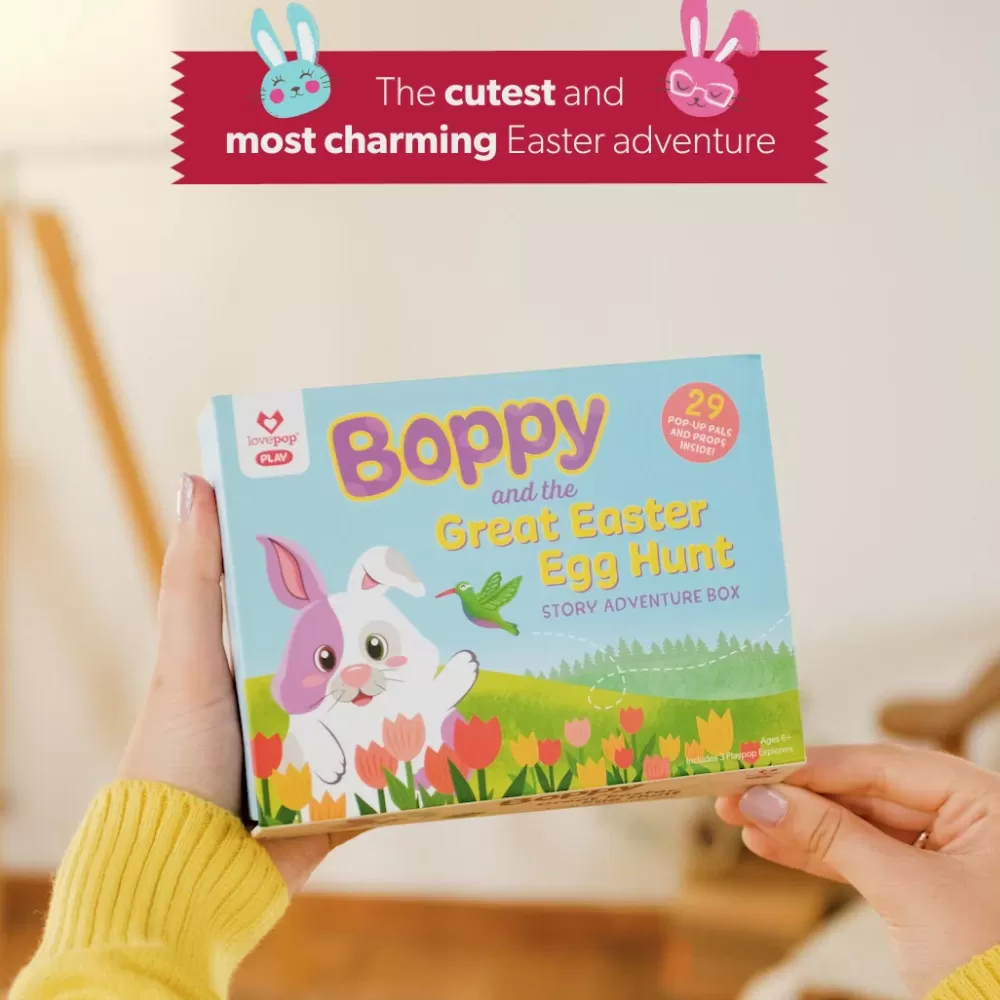 Lovepop Advent Calendars | Easter 4/20 | Boppy and the Great Easter Egg Hunt Story Adventure Box