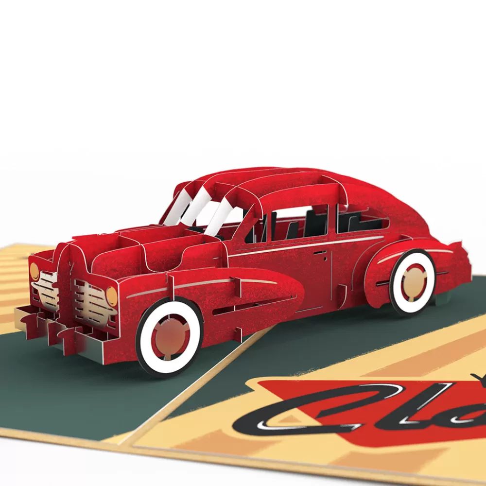 Lovepop Birthday | Dad | Classic Car Birthday Pop-Up Card and Sentiment Set for Dad