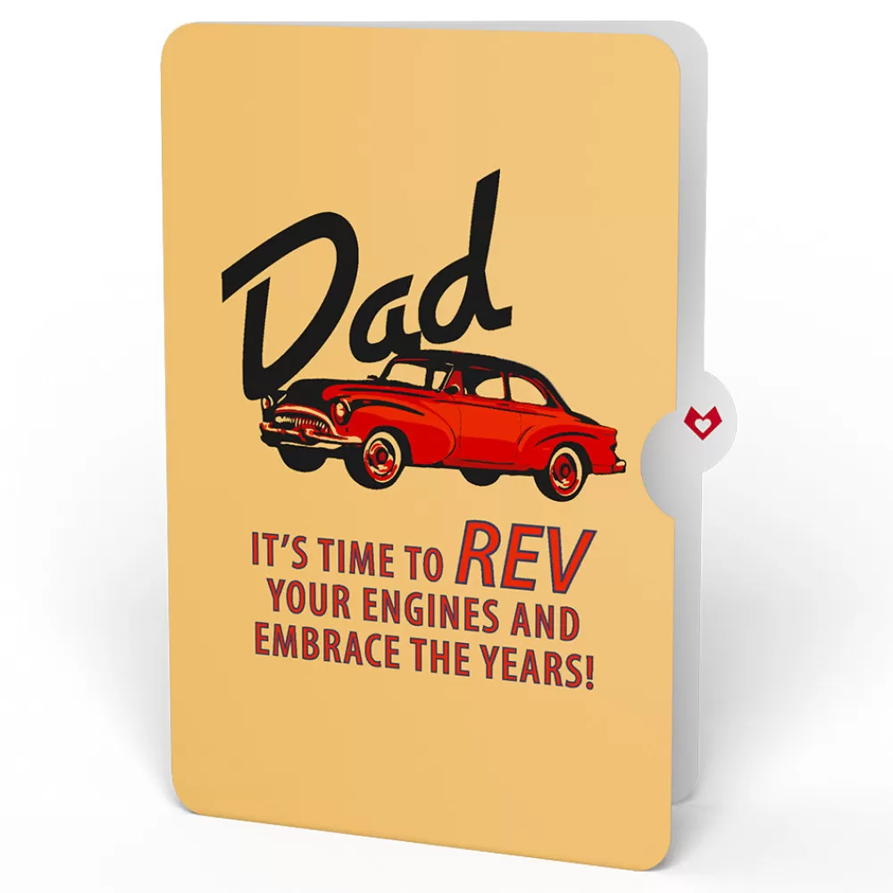 Lovepop Birthday | Dad | Classic Car Birthday Pop-Up Card and Sentiment Set for Dad
