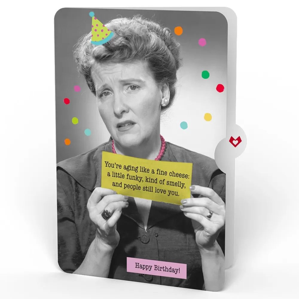 Lovepop Birthday | Confetti Cake Birthday Pop-Up Card and Aging Like a Fine Cheese Sentiment Set