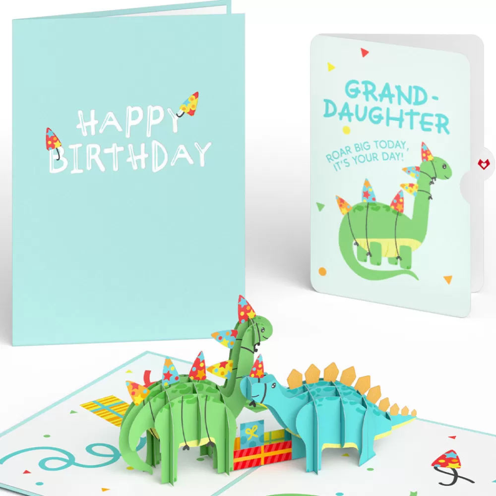 Lovepop Birthday | Dinosaurs Birthday Pop-Up Card and Sentiment Set for Granddaughter