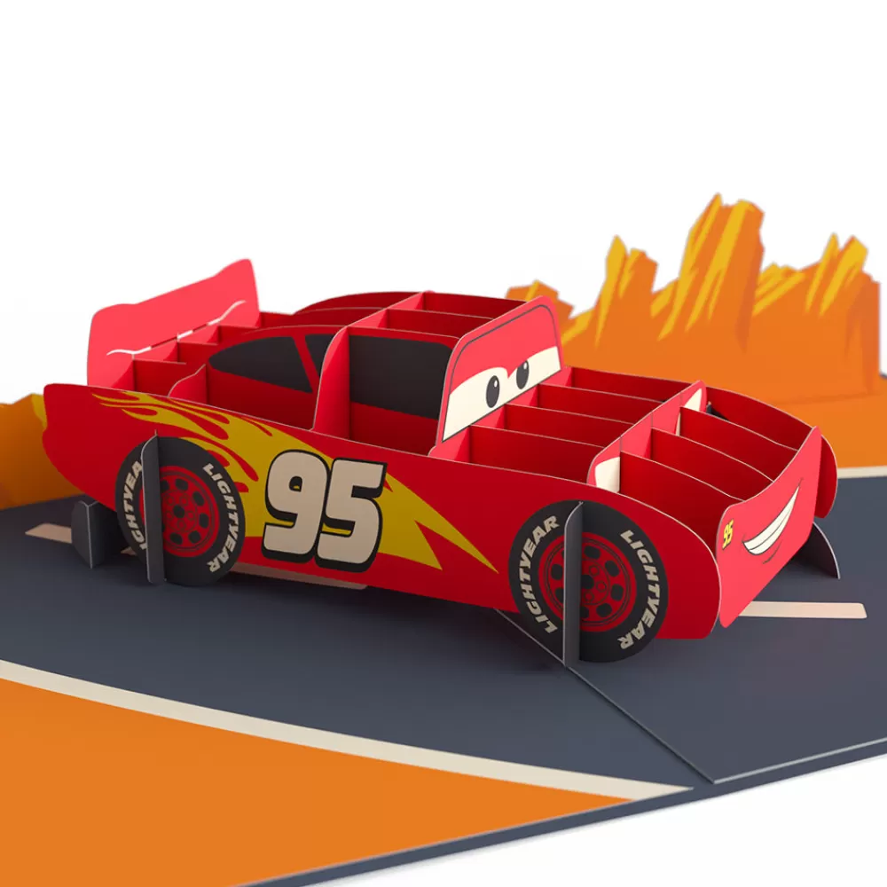 Lovepop Greeting Cards | Birthday | Disney and Pixar Cars Lightning McQueen Kachow! Birthday Pop-Up Card