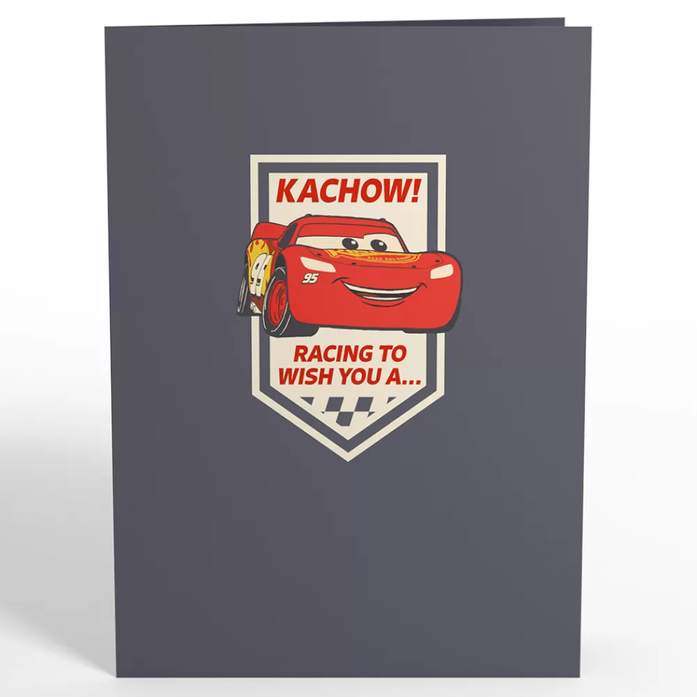 Lovepop Greeting Cards | Birthday | Disney and Pixar Cars Lightning McQueen Kachow! Birthday Pop-Up Card
