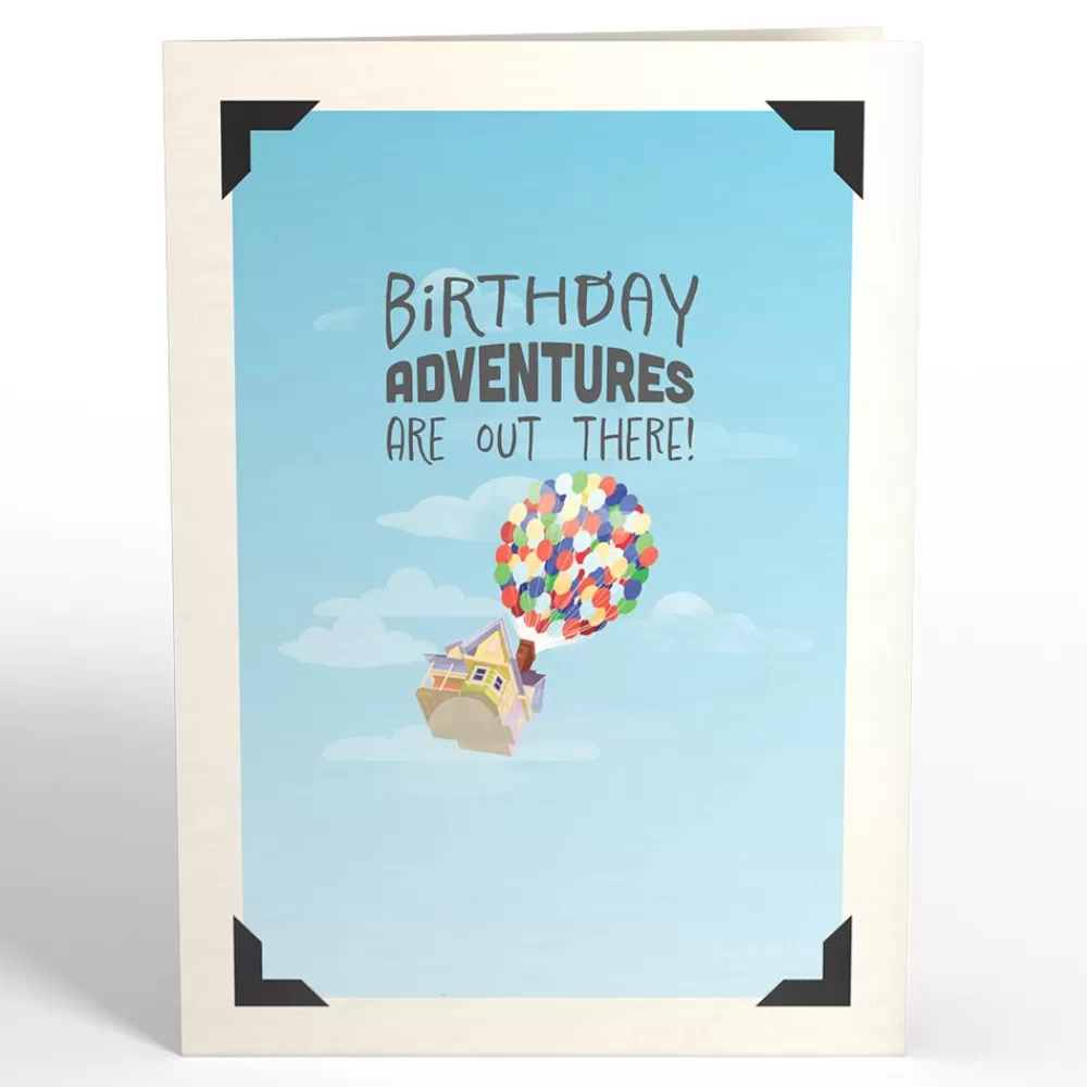 Lovepop Card & Gift Bundles | Decor | Disney and Pixar Up Birthday Adventures Pop-Up Card & Bouquet Bundle