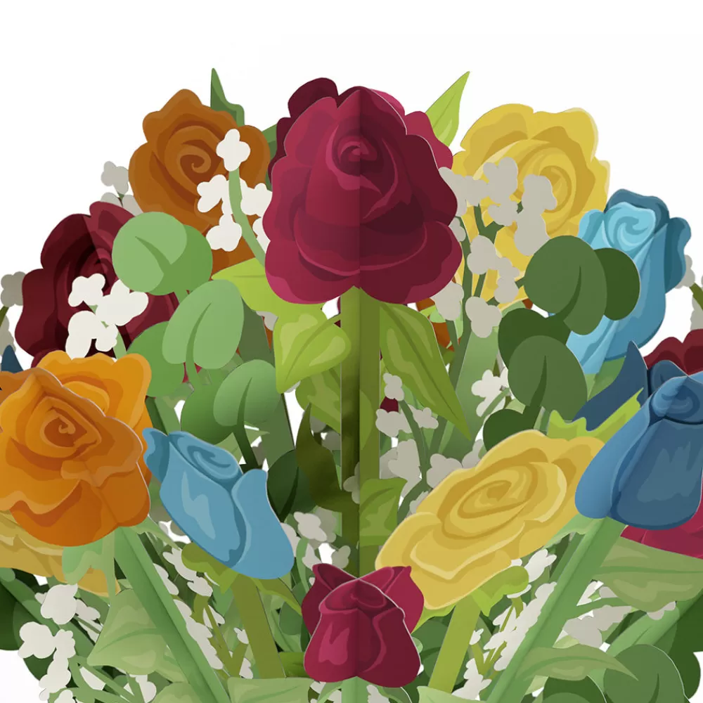 Lovepop Pop-Up Bouquets | Card & Gift Bundles | Disney and Pixar Up Sky Is the Limit Pop-Up Card & Flower Buds Bouquet Bundle