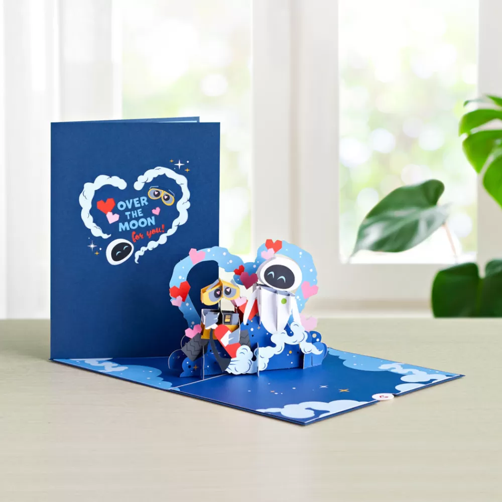 Lovepop Greeting Cards | Anniversary | Disney and Pixar's WALL•E Over The Moon For You Pop-Up Card