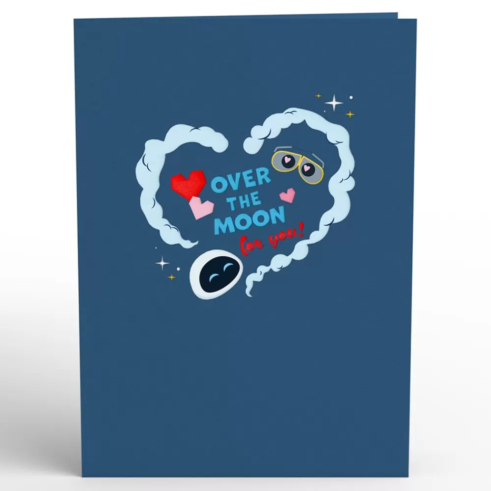 Lovepop Greeting Cards | Anniversary | Disney and Pixar's WALL•E Over The Moon For You Pop-Up Card