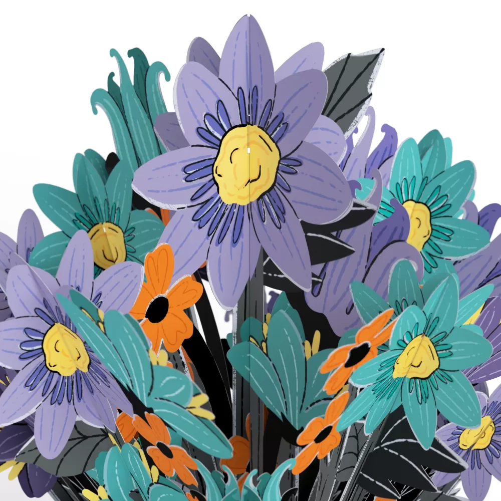 Lovepop Pop-Up Bouquets | Card & Gift Bundles | Disney Tim Burton’s The Nightmare Before Christmas Birthday Pop-Up Card & Flower Buds Bouquet Bundle
