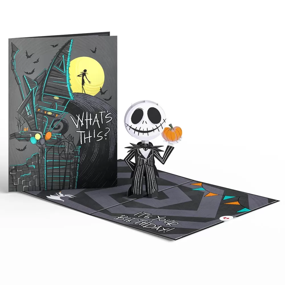 Lovepop Pop-Up Bouquets | Card & Gift Bundles | Disney Tim Burton’s The Nightmare Before Christmas Birthday Pop-Up Card & Flower Buds Bouquet Bundle
