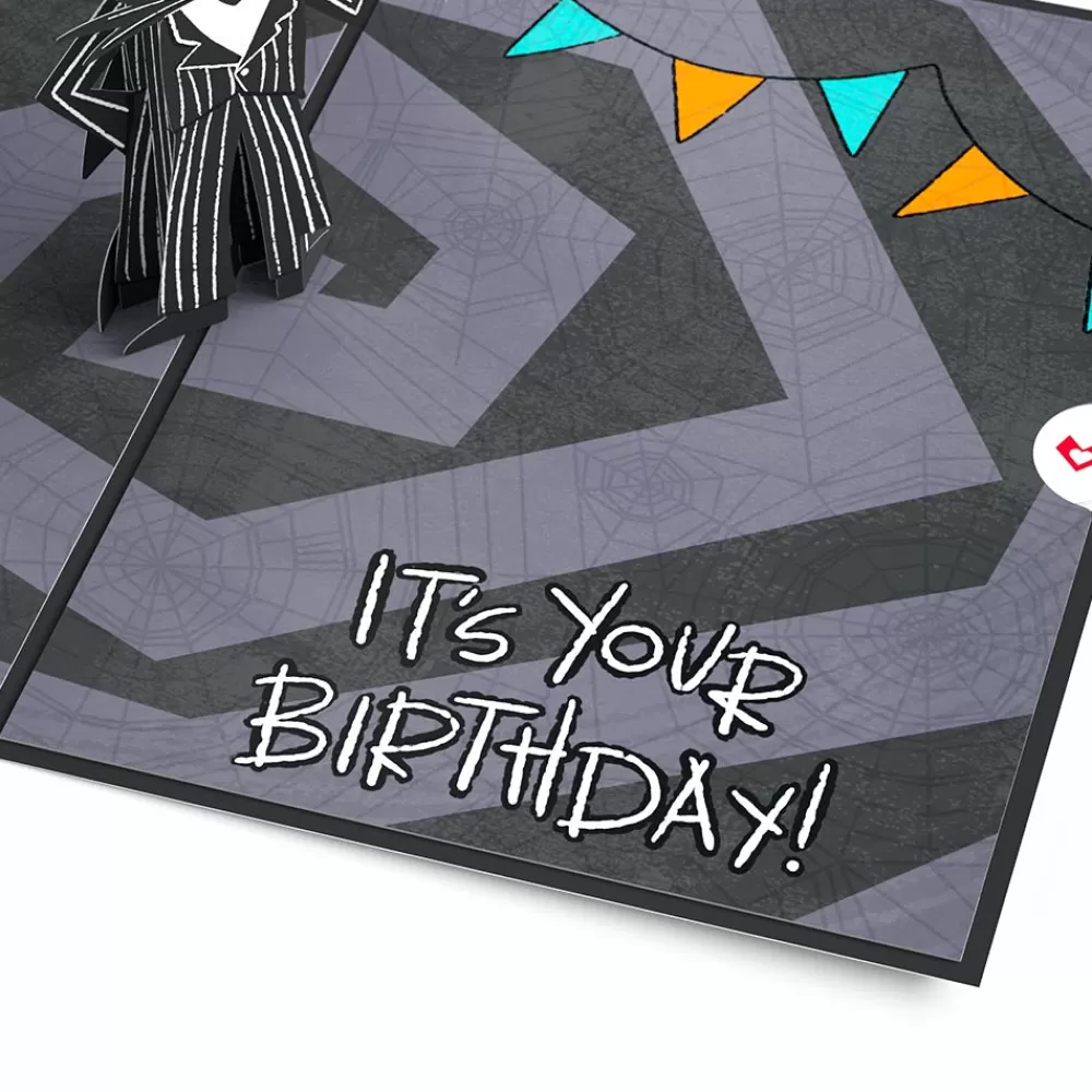 Lovepop Pop-Up Bouquets | Card & Gift Bundles | Disney Tim Burton’s The Nightmare Before Christmas Birthday Pop-Up Card & Flower Buds Bouquet Bundle