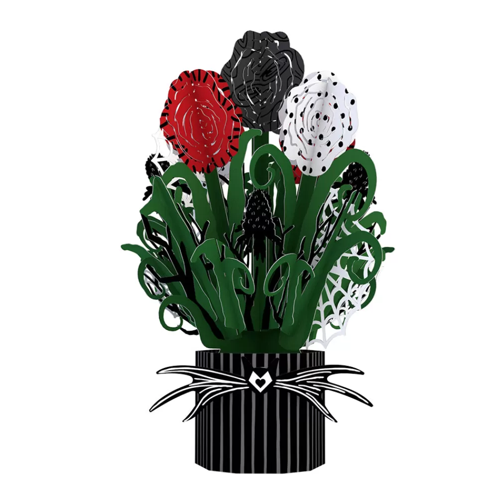 Lovepop Pop-Up Bouquets | Disney | Disney Tim Burton's The Nightmare Before Christmas Card with Mini Bouquet