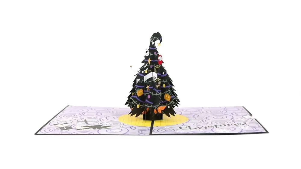 Lovepop Greeting Cards | Christmas 12/25 | Disney Tim Burton's The Nightmare Before Christmas Frightful Christmas Pop-Up Card