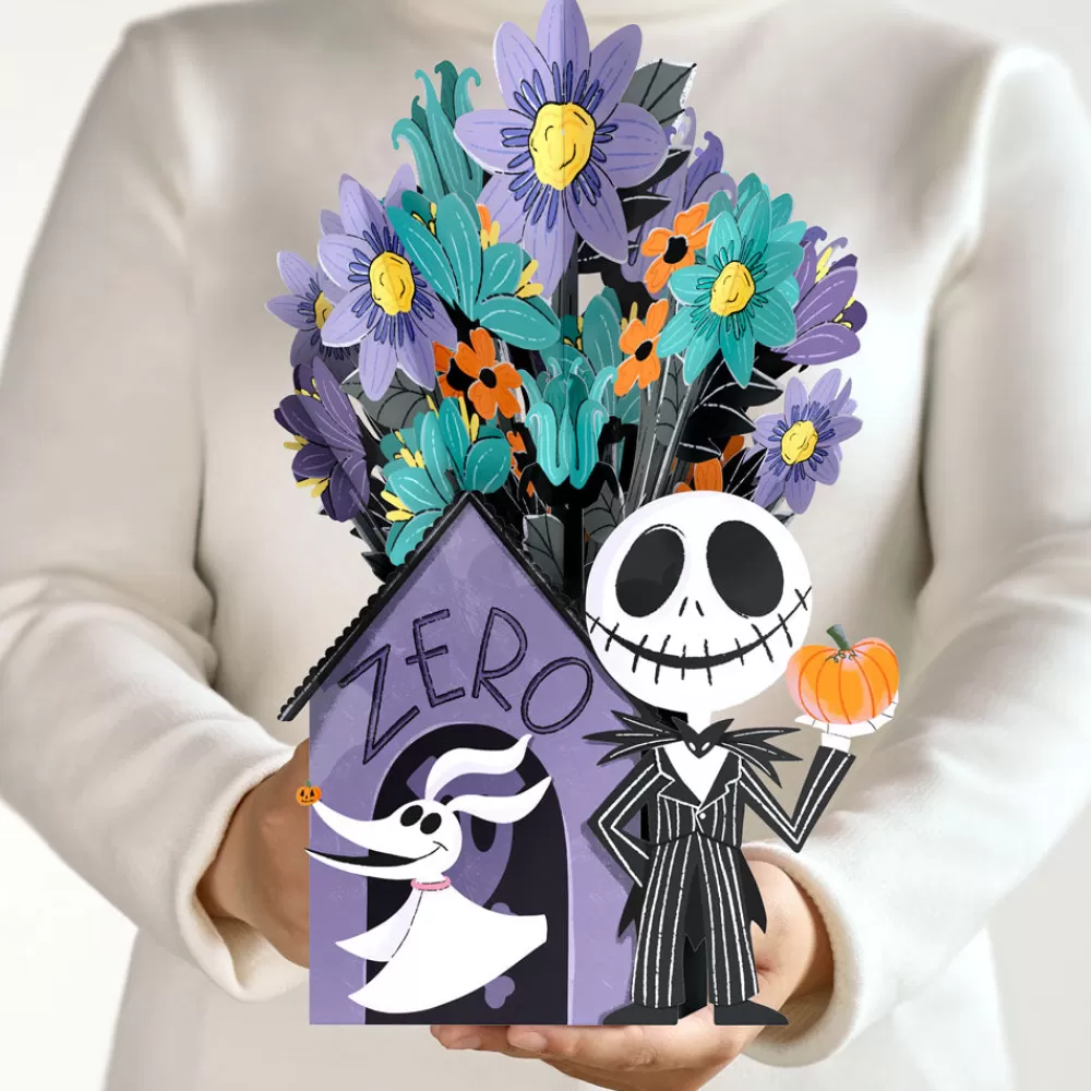 Lovepop Pop-Up Bouquets | Flower Buds | Disney Tim Burton’s The Nightmare Before Christmas Jack Skellington Flower Buds Bouquet