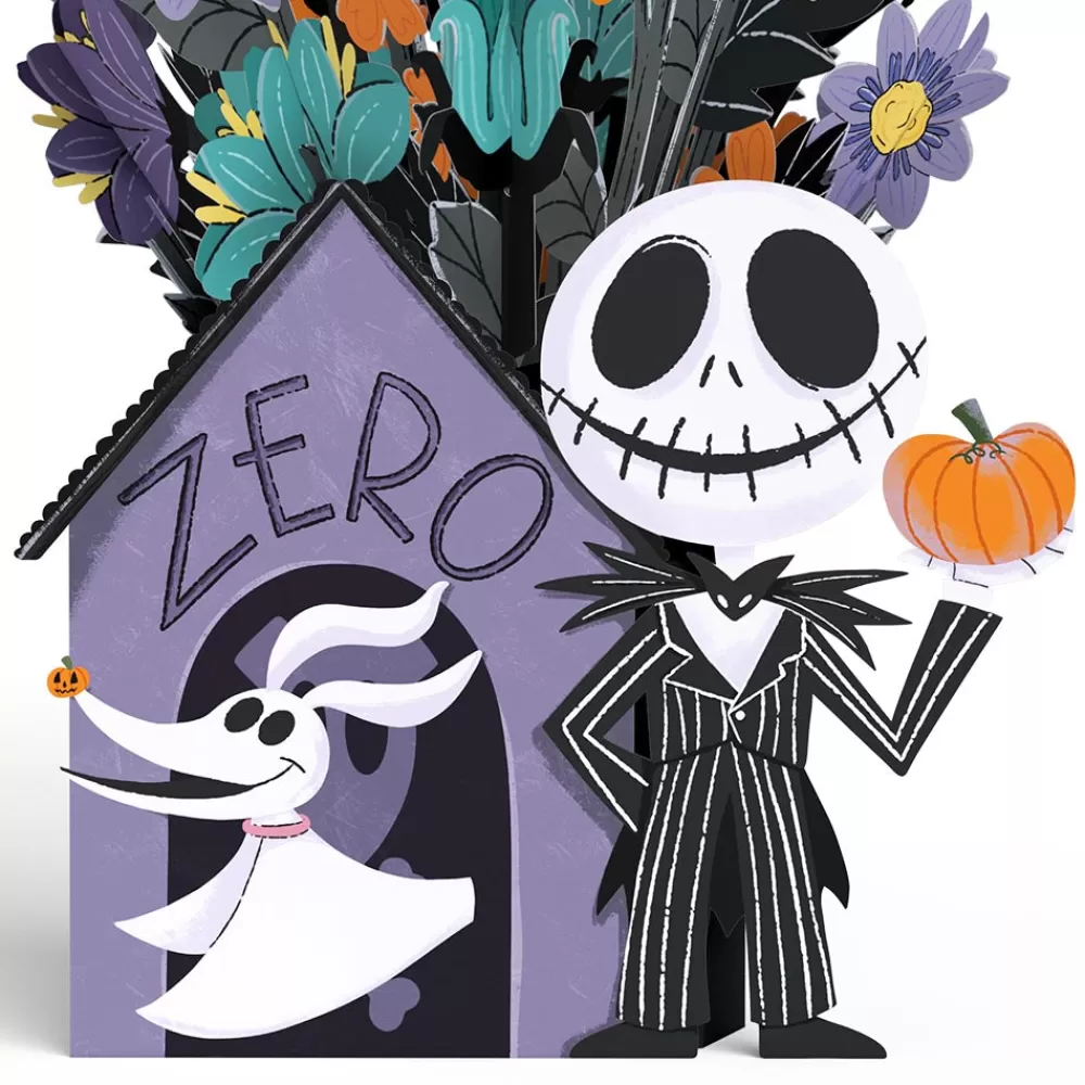 Lovepop Pop-Up Bouquets | Flower Buds | Disney Tim Burton’s The Nightmare Before Christmas Jack Skellington Flower Buds Bouquet