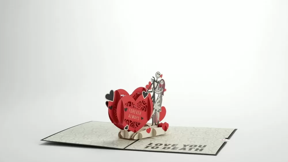 disney_tim_burtons_the_nightmare_before_christmas_love_you_to_death_popup_card_2.webp Lovepop Anniversary | Valentine'S Day 2/14 | Disney Tim Burton's The Nightmare Before Christmas Love You to Death Pop-Up Card