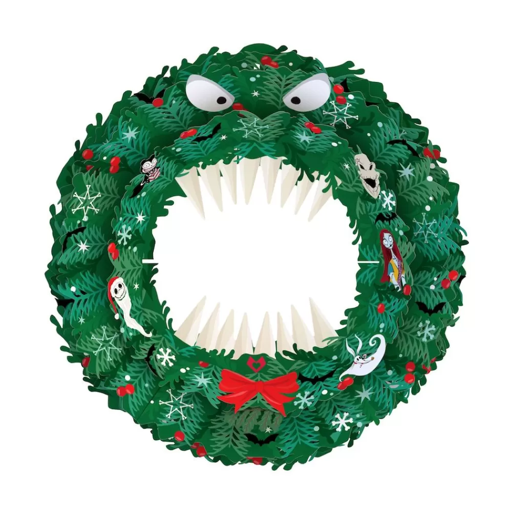 Lovepop Decor | Christmas 12/25 | Disney Tim Burton's The Nightmare Before Christmas Monster Wreath