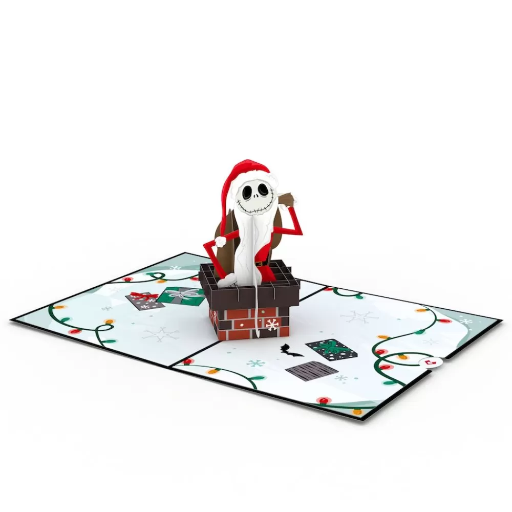 Lovepop Greeting Cards | Christmas 12/25 | Disney Tim Burton's The Nightmare Before Christmas Scary Christmas Pop-Up Card