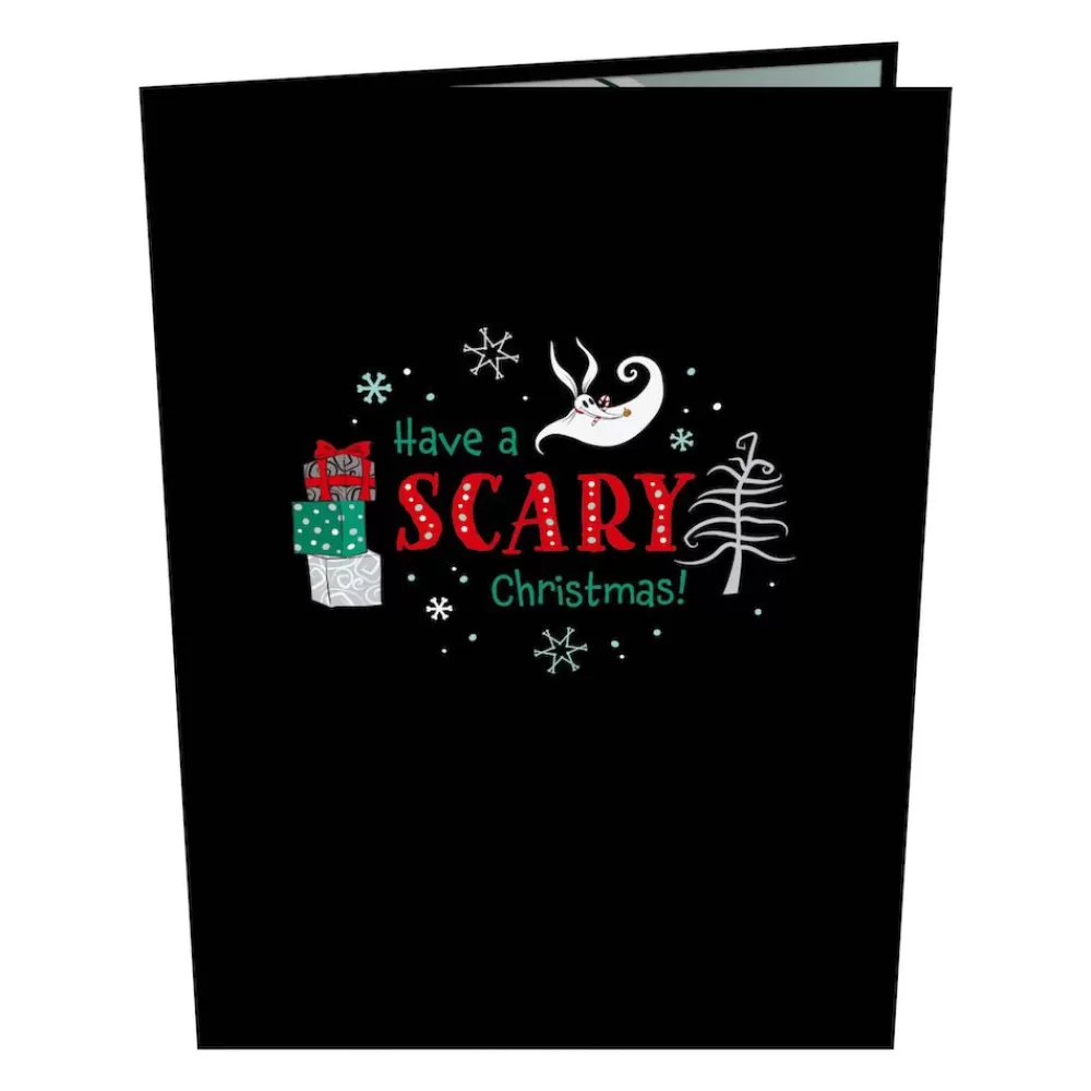 Lovepop Greeting Cards | Christmas 12/25 | Disney Tim Burton's The Nightmare Before Christmas Scary Christmas Pop-Up Card
