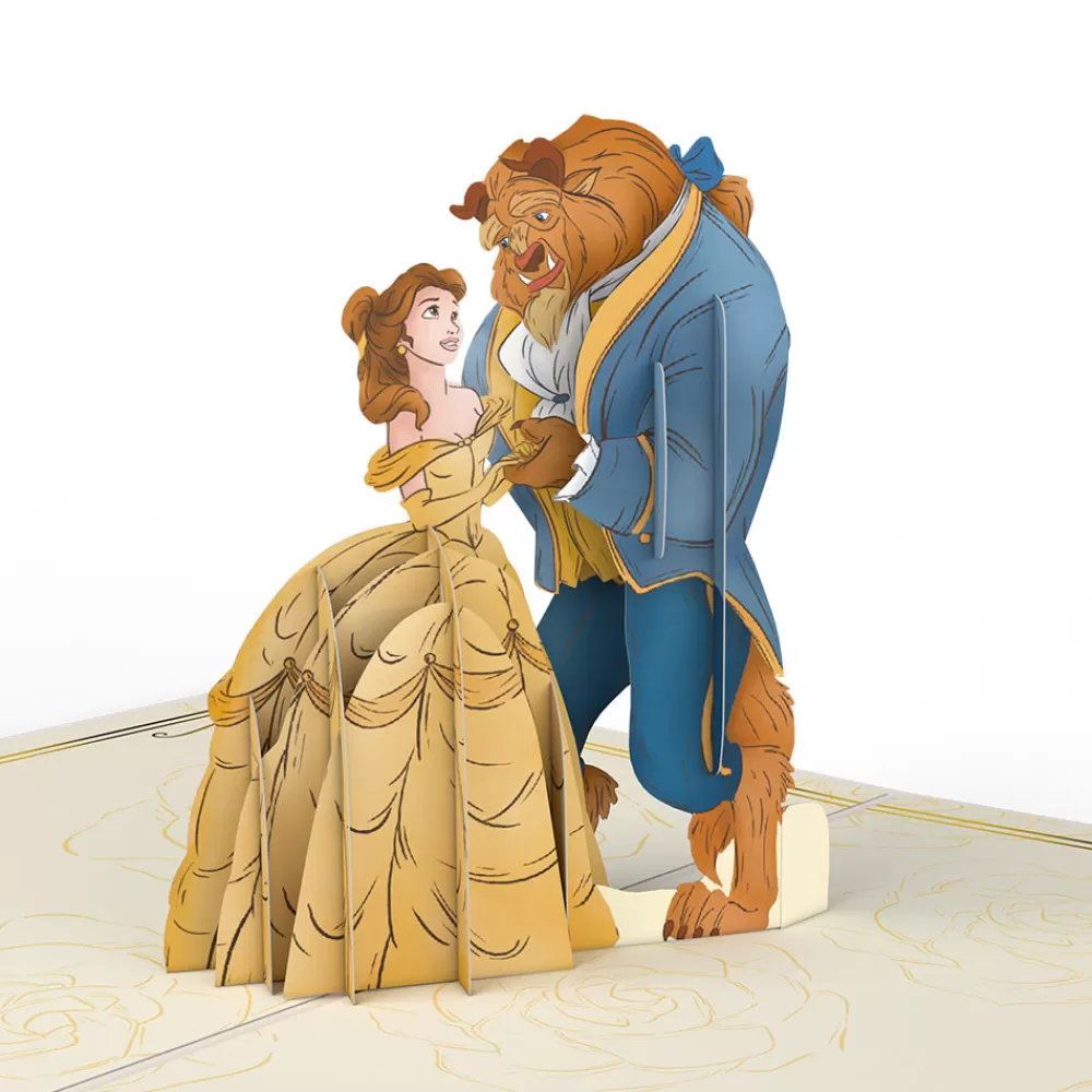 Lovepop Pop-Up Bouquets | Card & Gift Bundles | Disney’s Beauty and the Beast Pop-Up Card & Flower Buds Bouquet Bundle