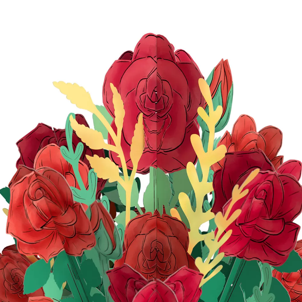 Lovepop Pop-Up Bouquets | Card & Gift Bundles | Disney’s Beauty and the Beast Pop-Up Card & Flower Buds Bouquet Bundle