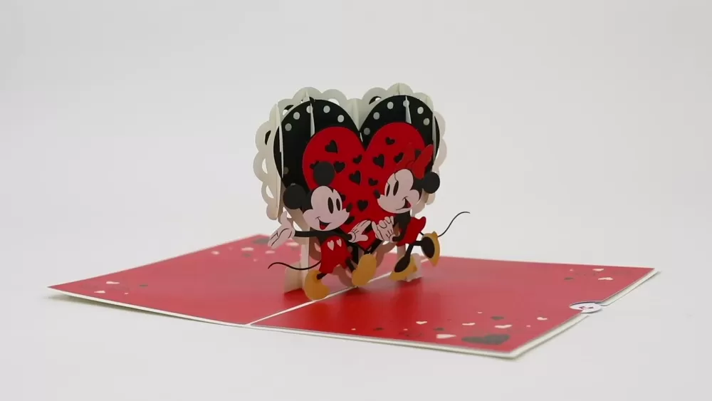 Lovepop Greeting Cards | Anniversary | Disney's Mickey & Minnie Everything is Better with You Pop-Up Card