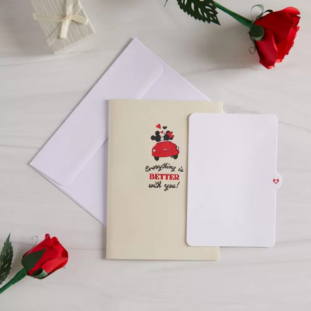 Lovepop Greeting Cards | Anniversary | Disney's Mickey & Minnie Everything is Better with You Pop-Up Card