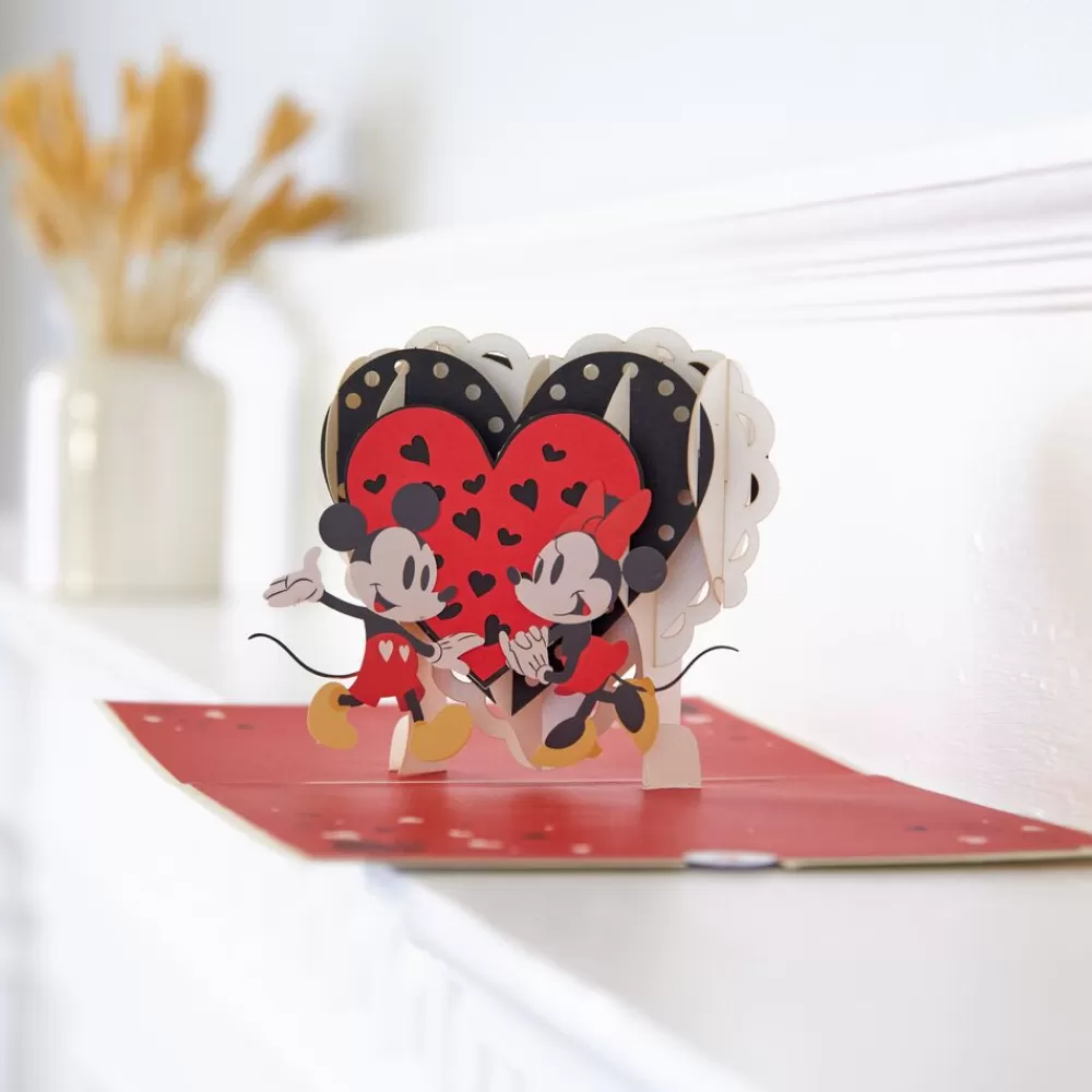 Lovepop Greeting Cards | Anniversary | Disney's Mickey & Minnie Everything is Better with You Pop-Up Card