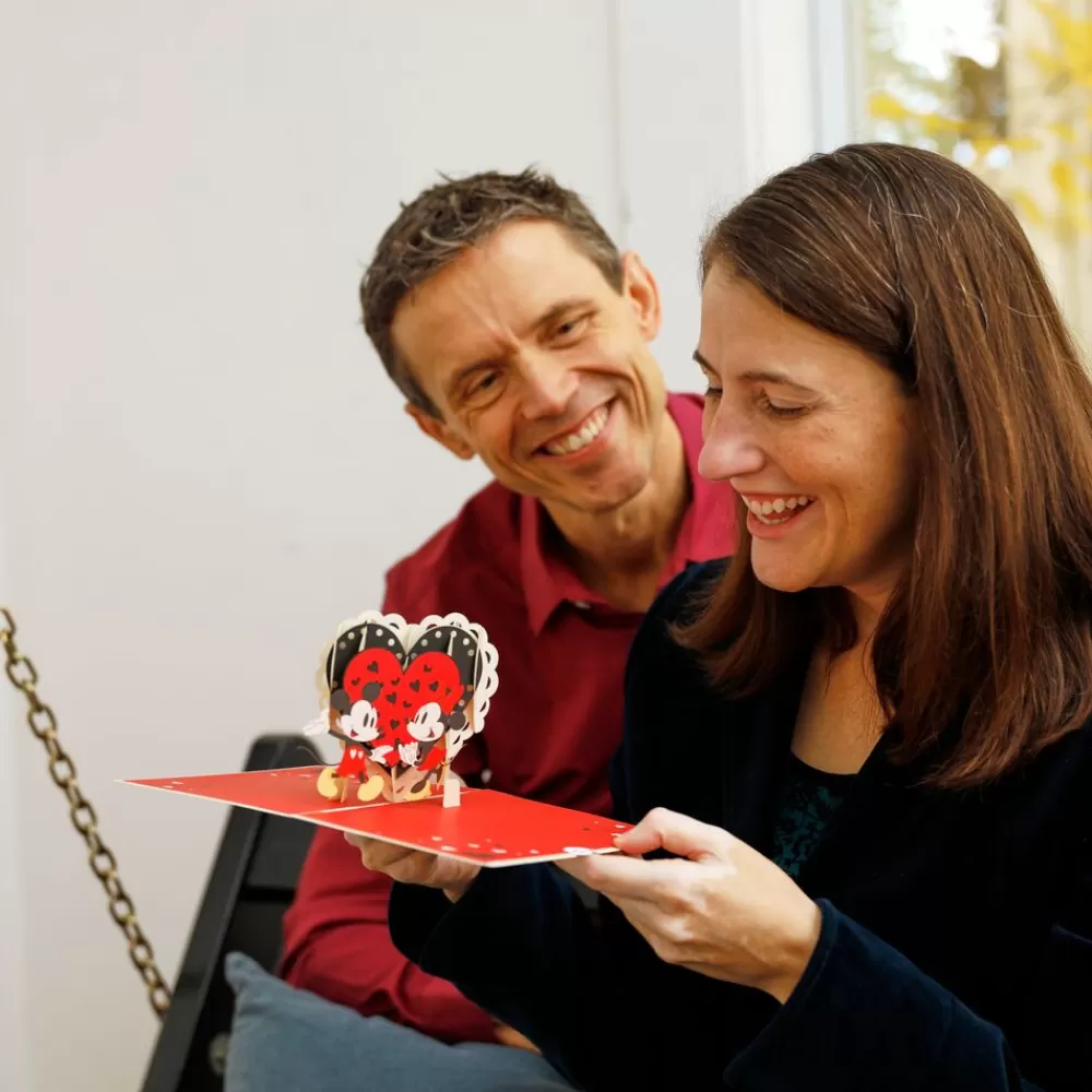 Lovepop Greeting Cards | Anniversary | Disney's Mickey & Minnie Everything is Better with You Pop-Up Card