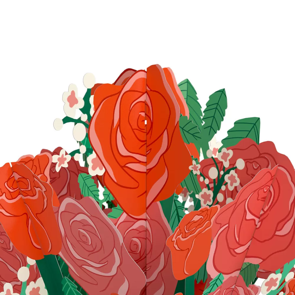 Lovepop Pop-Up Bouquets | Card & Gift Bundles | Disney’s Mickey Mouse Love You Lots Pop-Up Card & Flower Buds Bouquet Bundle