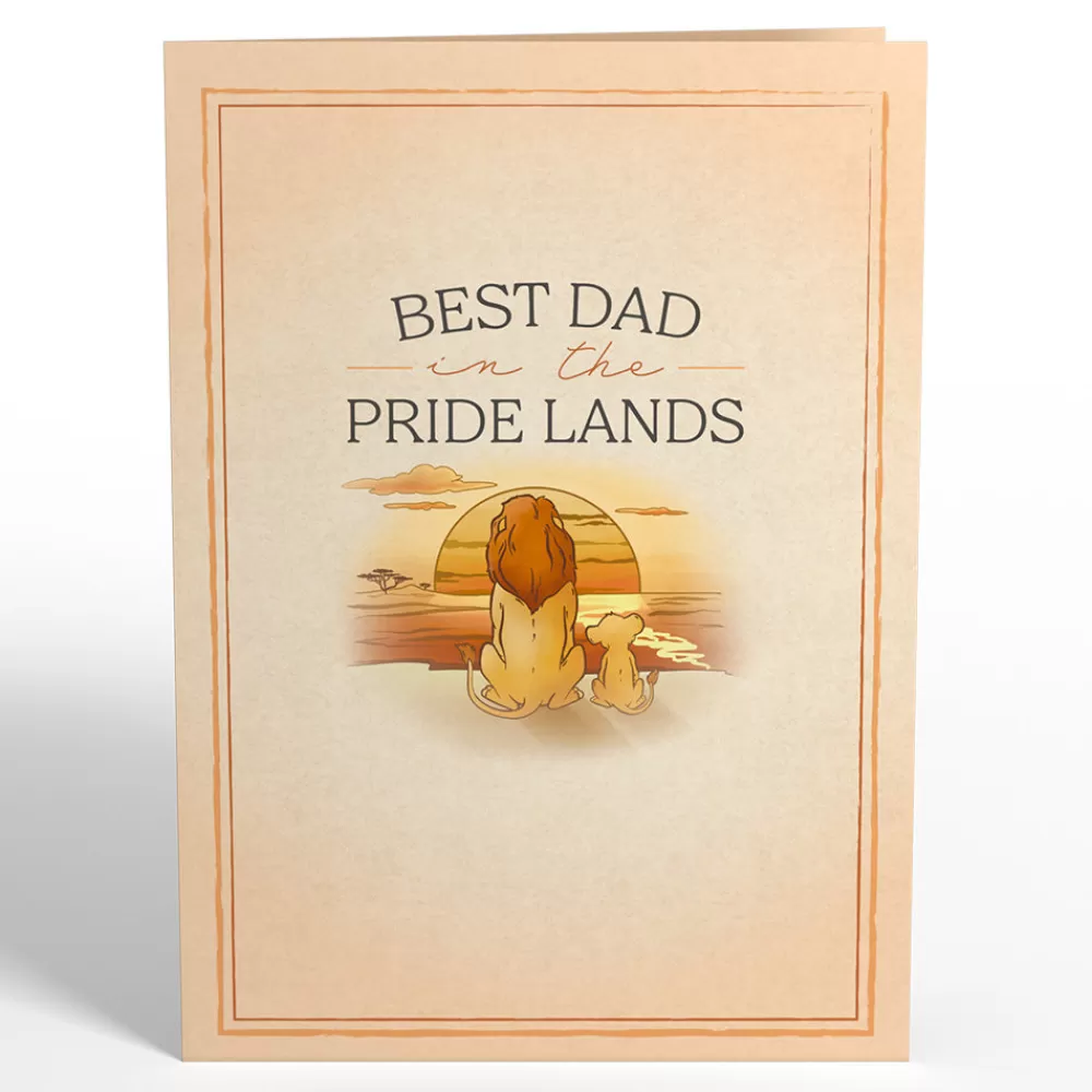Lovepop Father'S Day 6/15 | Dad | Disney's The Lion King Best Dad in the Pride Lands Pop-Up Card