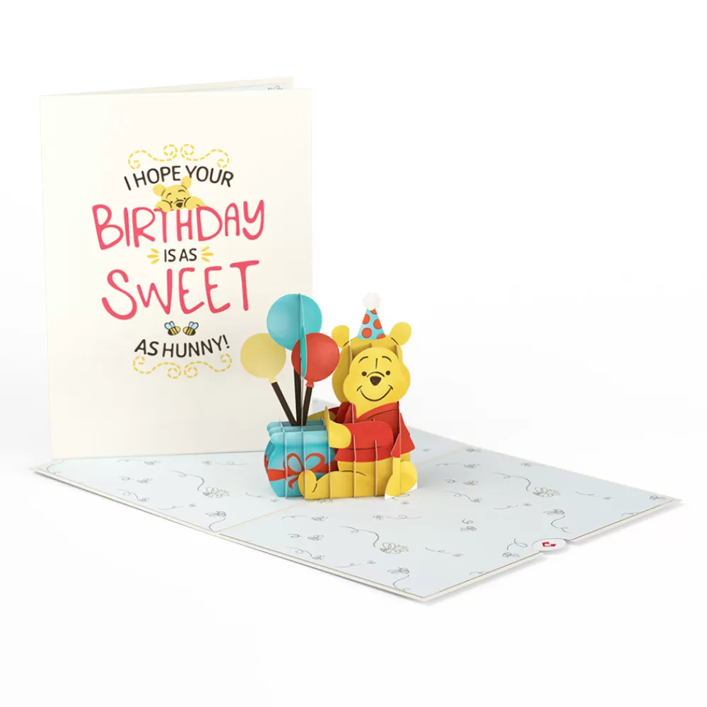Lovepop Greeting Cards | Birthday | Disney’s Winnie The Pooh Sweet as Hunny Birthday Pop-Up Card