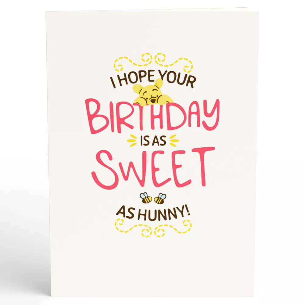Lovepop Greeting Cards | Birthday | Disney’s Winnie The Pooh Sweet as Hunny Birthday Pop-Up Card