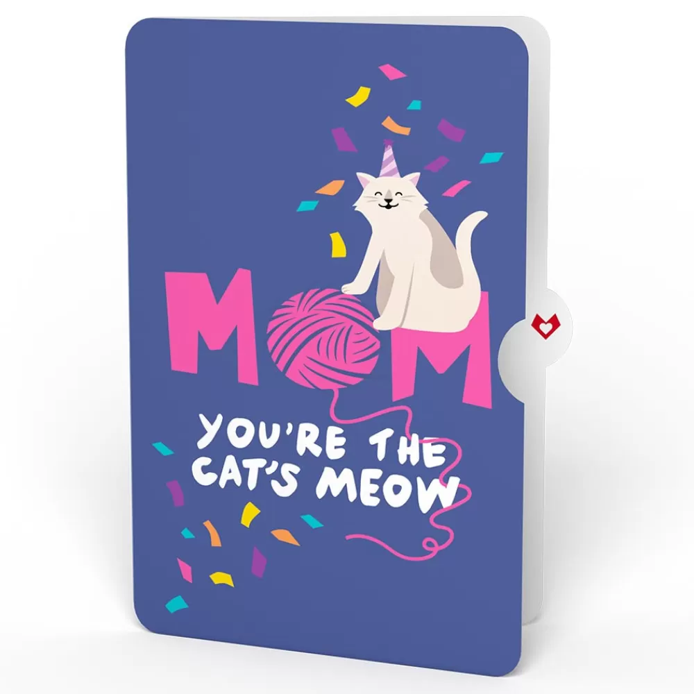 Lovepop Birthday | Mom | Happy Birthday Cats Pop-Up Card and Sentiment Set for Mom