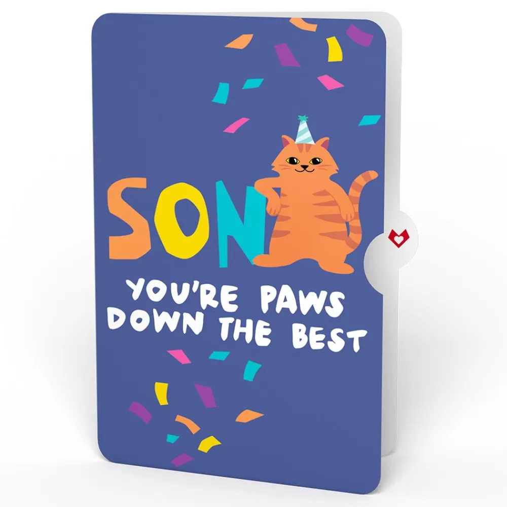 Lovepop Birthday | Happy Birthday Cats Pop-Up Card and Sentiment Set for Son
