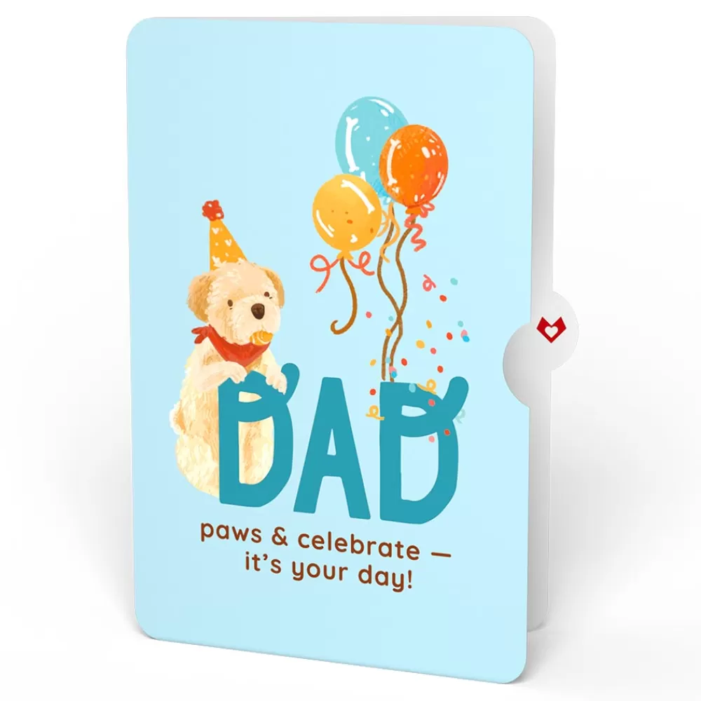 Lovepop Birthday | Dad | Happy Birthday Dogs Pop-Up Card and Sentiment Set for Dad