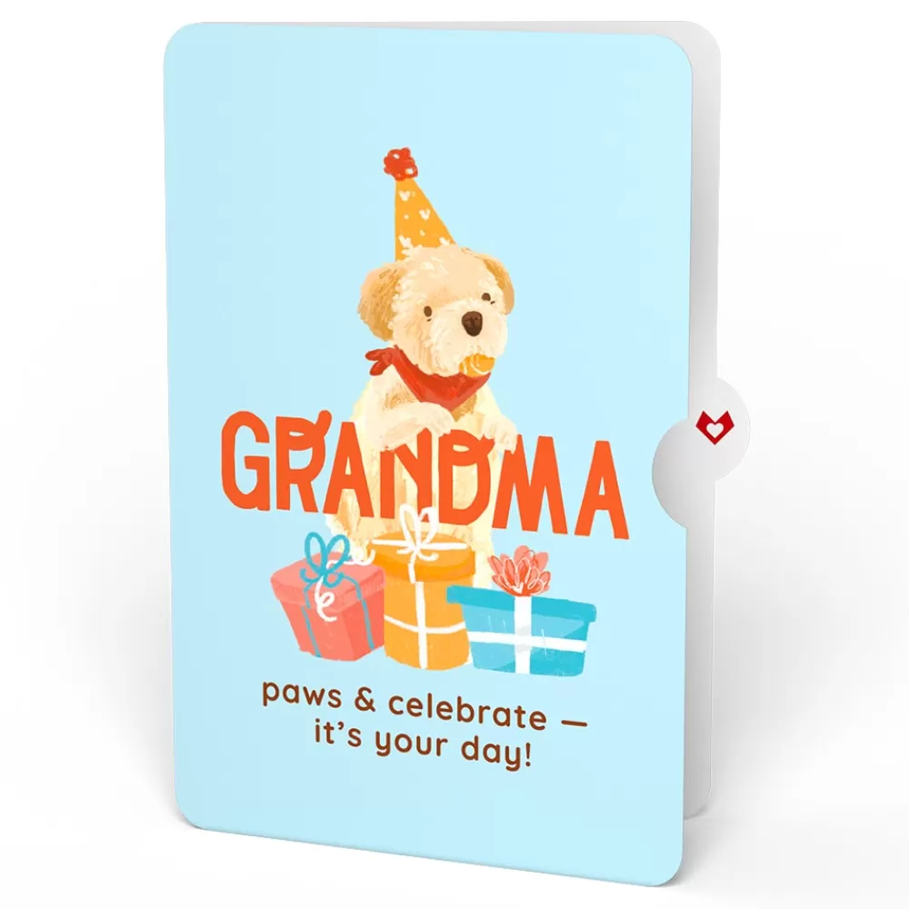 Lovepop Birthday | Happy Birthday Dogs Pop-Up Card and Sentiment Set for Grandma