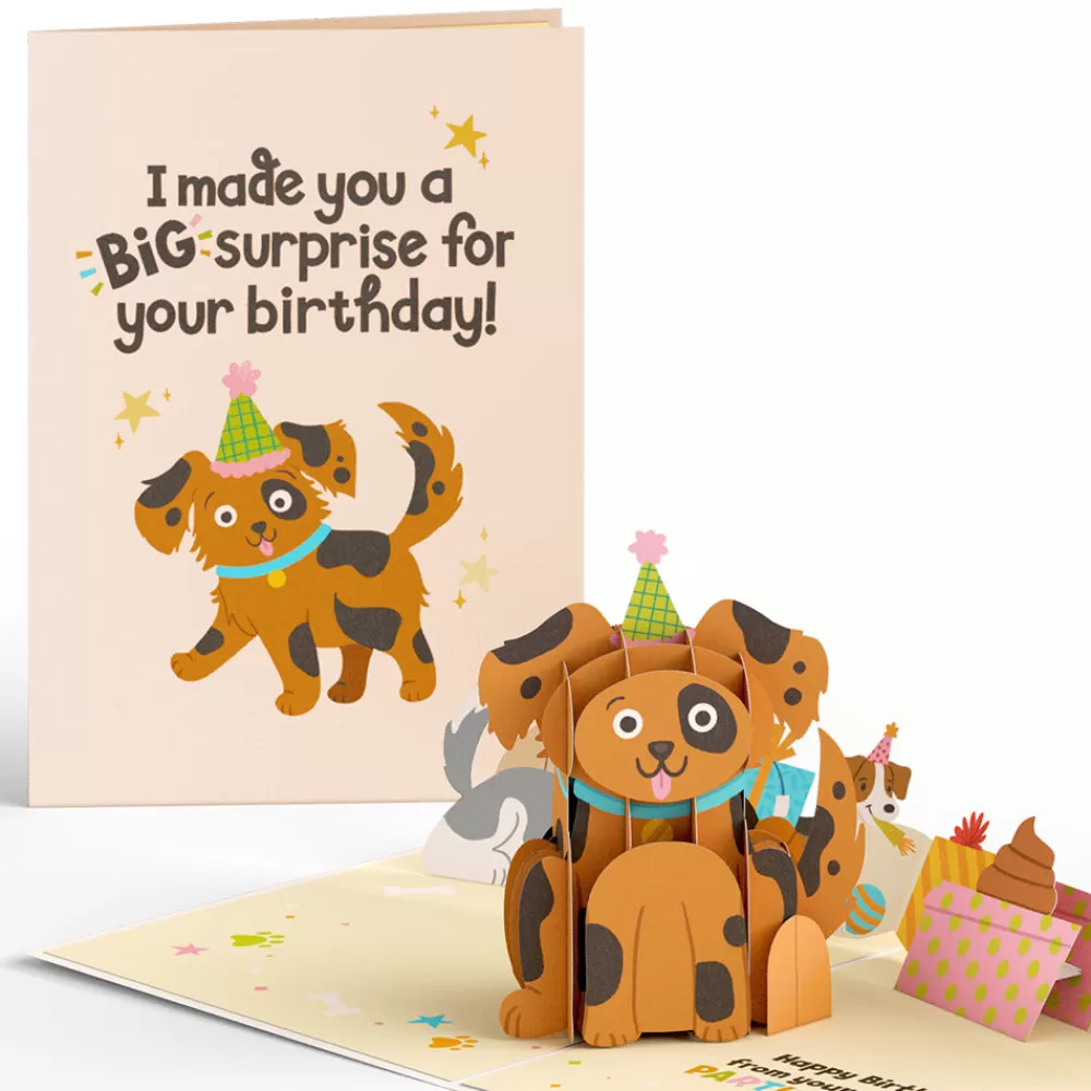 Lovepop Greeting Cards | Birthday | Happy Birthday from Your Favorite Party Pooper Dog Pop-Up Card