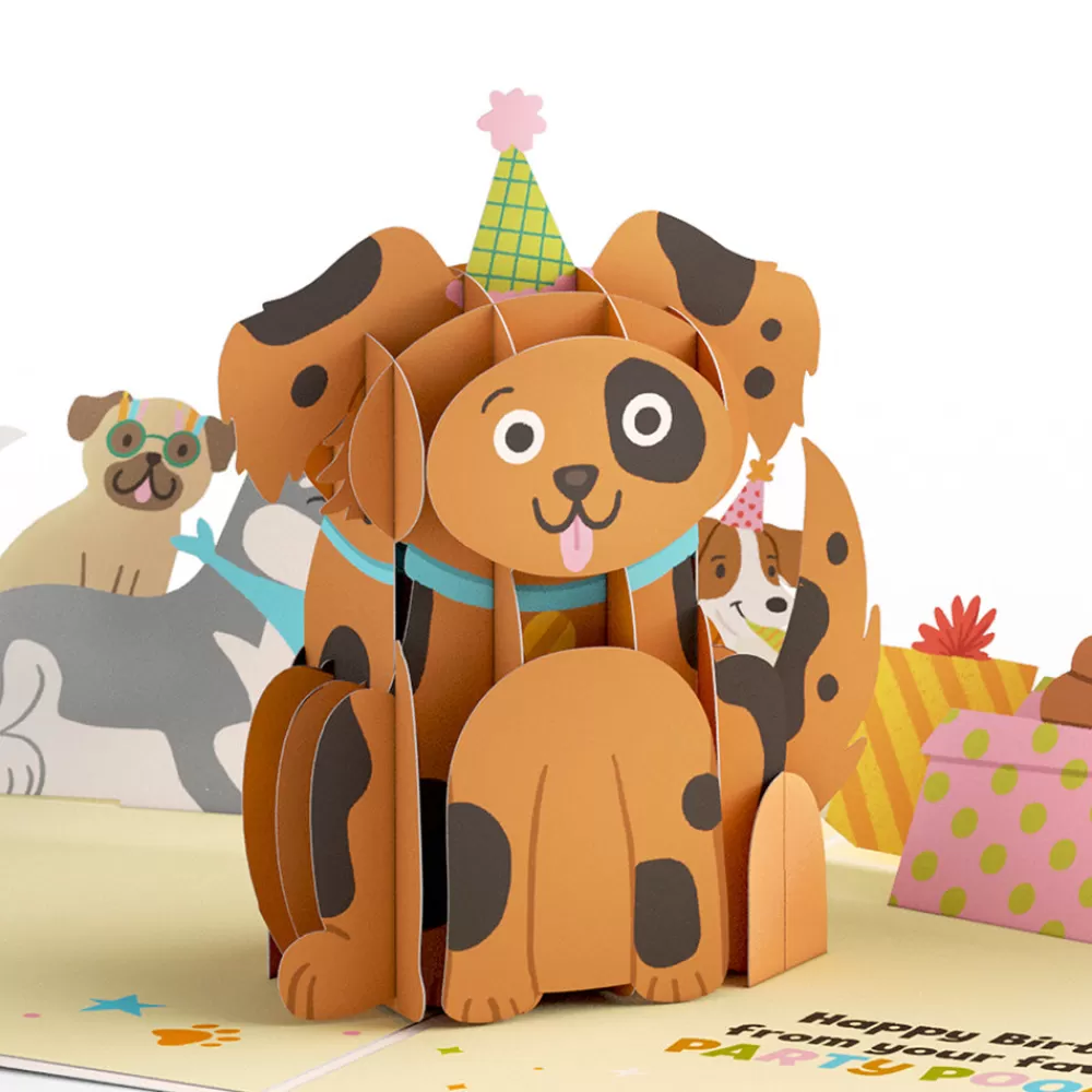 Lovepop Greeting Cards | Birthday | Happy Birthday from Your Favorite Party Pooper Dog Pop-Up Card
