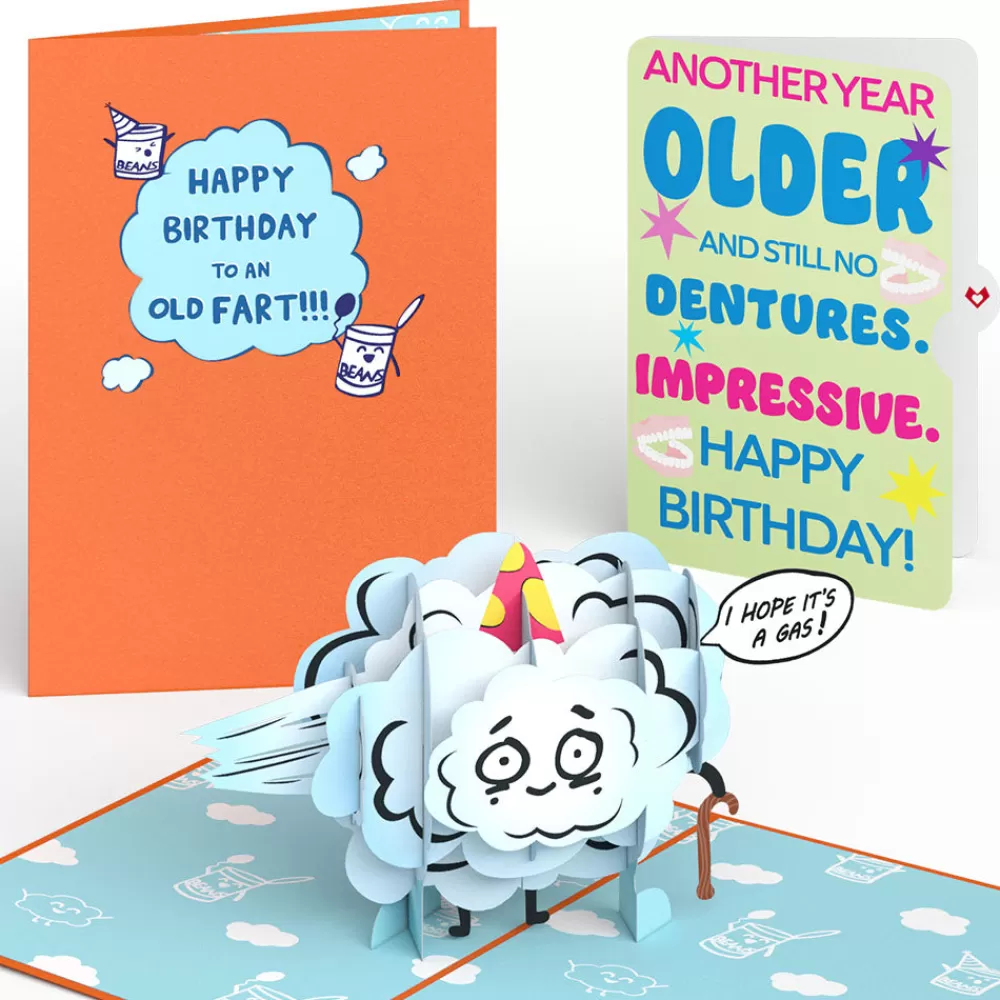 Lovepop Birthday | Happy Birthday to an Old Fart Pop-Up Card and Sentiment Set